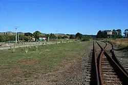 Raupunga crossing loop and old water tower