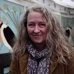 Winn at the North Cornwall Book Festival, October 2019