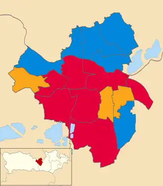 2008 results map