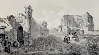 Ruins of the Arg, Eugène Flandin 1840.