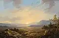 Open Landscape at Sunset