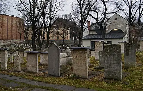 General view of the tombstones