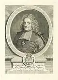 Engraving of de Vertot from 1787