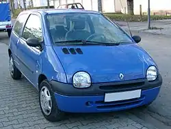 2004–2012 Twingo, front (non-standard wheels)