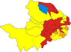 2003 results map