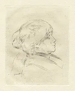 Berthe Morisot, 1892, by Renoir