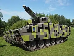 Front left three-quarter shot of the Lynx KF41 prototype.