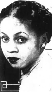 Rhoza Walker, from a 1937 newspaper; a young Black woman