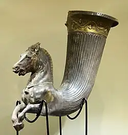 Greek silver rhyton for the Thracian market, end 4th century[14]