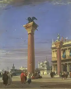 View of the Piazzetta near the Square of St Mark, Venice, 1827