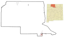 Location of Santa Clara Pueblo