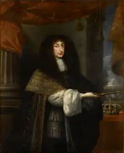 Portrait of Charles Emmanuel II of Savoy, oil on canvas, Château d'Aulteribe