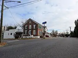 Ananias Sayre House at the center of Roadstown