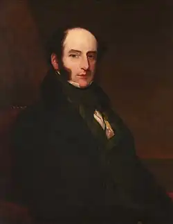 Portrait of Robert Liston painted in 1847 by Samuel John Stump