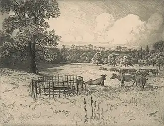 Rockwood Hall illustration by Charles Frederick William Mielatz, 1911