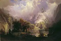 Rocky Mountain Landscape by Albert Bierstadt, 1870