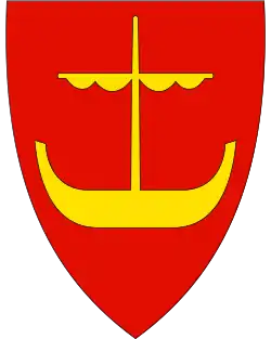 Coat of arms of Rolvsøy Municipality (1982-1993)