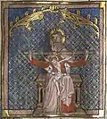 Image 1413th-century depiction of the Trinity from a Roman de la Rose manuscript (from Trinity)