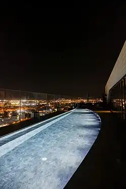Rooftop Pool of the Mercury Tower at Night