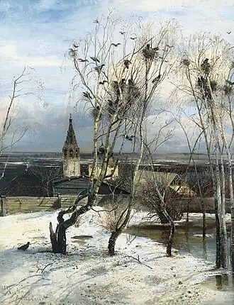 The Rooks Have Returned by Alexei Savrasov (1871)