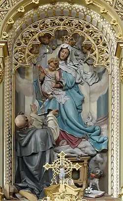 Madonna with Rosary by Josef Mersa, Italy