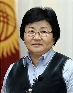 Roza Otunbayeva, President of the Kyrgyz Republic