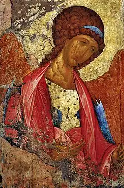 Andrei Rublev's standalone depiction c. 1408