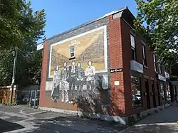 Mural in Montreal commemorating Beau Dommage