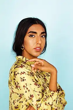 Rupi Kaur, popular Canadian poet and author of Milk and Honey.