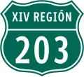 Route 203 shield}}