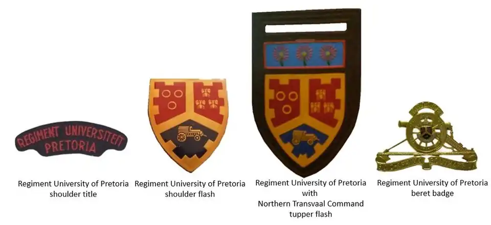 SADF era Regiment University of Pretoria insignia