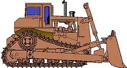 SANDF D11 bulldozer