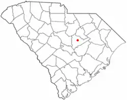 Location in South Carolina