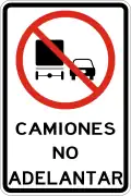 R-13-2 No passing by trucks