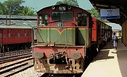 A M7 at Galle station