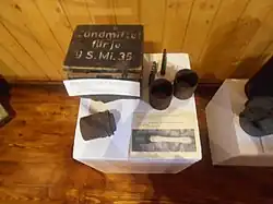 Exhibits in SS-Truppenübungsplatz Heidelager museum