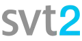 SVT2's seventh and previous logo used from 25 August 2008 to 24 November 2016.