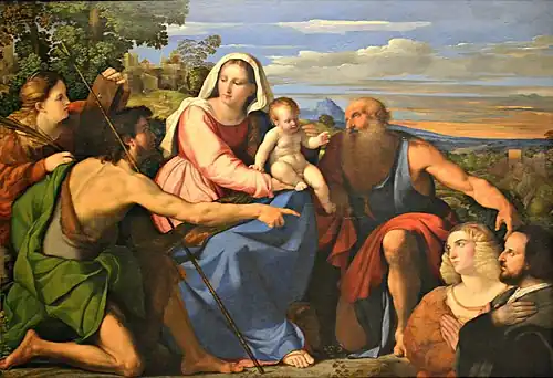 Madonna and Child with Donors