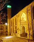 The mosque at night
