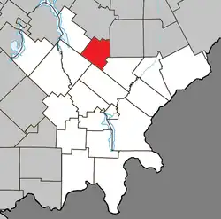 Location within Le Granit RCM