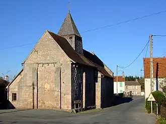 The church in Saint-Silvain-Bas-le-Roc