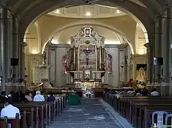 Nave facing the altar, taken in 2022