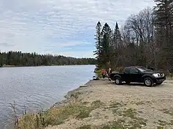 Sainte-Anne River, public landing zone, upstream of the Chutes-Ford Dam