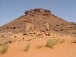 Ruins of Temple F in Naqa, built under Shanakdakhete
