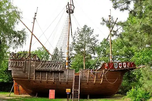 Full-size replica in the Arkady Fiedler Museum in Puszczykowo, Poland