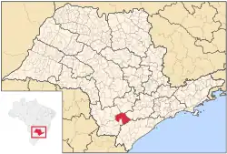 Location in São Paulo state