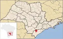Location in São Paulo state