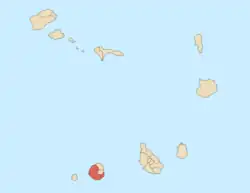 Location of São Filipe