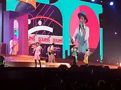 Sao Sao Sao performing at Paragon Hall, Siam Paragon, in 2018.