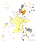 Share of Croats in Sarajevo by settlements 2013
